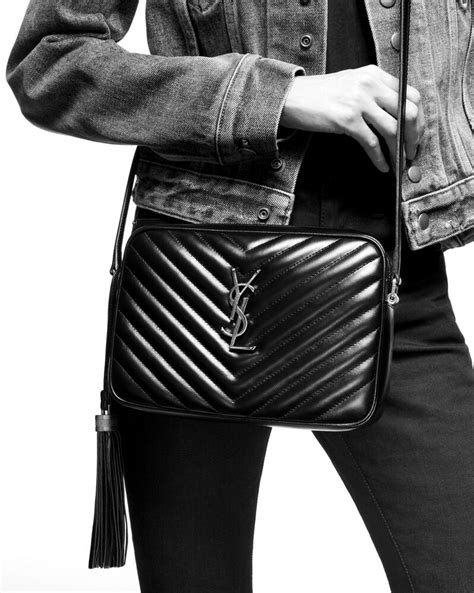 ysl lou camera bag black silver hardware|lou matelasse leather camera bag.